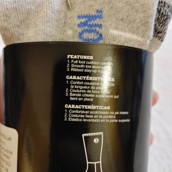 Harley-Davidson 2-prs Cotton-feel Comfort Crew Socks Large 10-13 S3 #3 - Picture 9 of 9